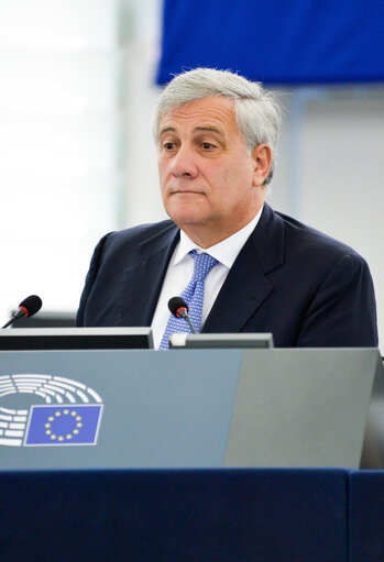 Photo 26: Plenary session week 40 2016 in Strasbourg - Preparation of the European Council meeting of 20 and 21 October 2016. Council and Commission statements