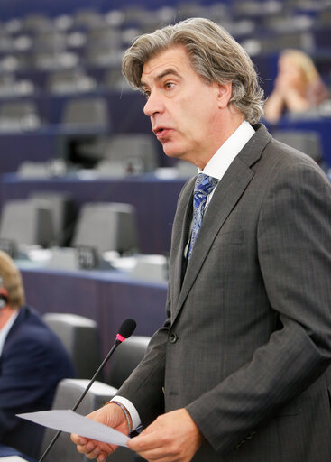 Photo 20: Plenary session week 40 2016 in Strasbourg - Preparation of the European Council meeting of 20 and 21 October 2016. Council and Commission statements