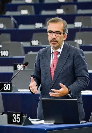 Photo 31: Plenary session week 40 2016 in Strasbourg - Preparation of the European Council meeting of 20 and 21 October 2016. Council and Commission statements