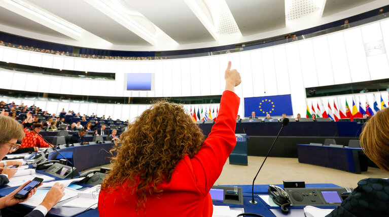 Foto 19: Plenary session week 40 2016 in Strasbourg - VOTES