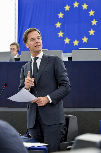 Suriet 5: Official visit of Dutch Prime Minister to the European Parliament in Strasbourg. Review of the Dutch Presidency.