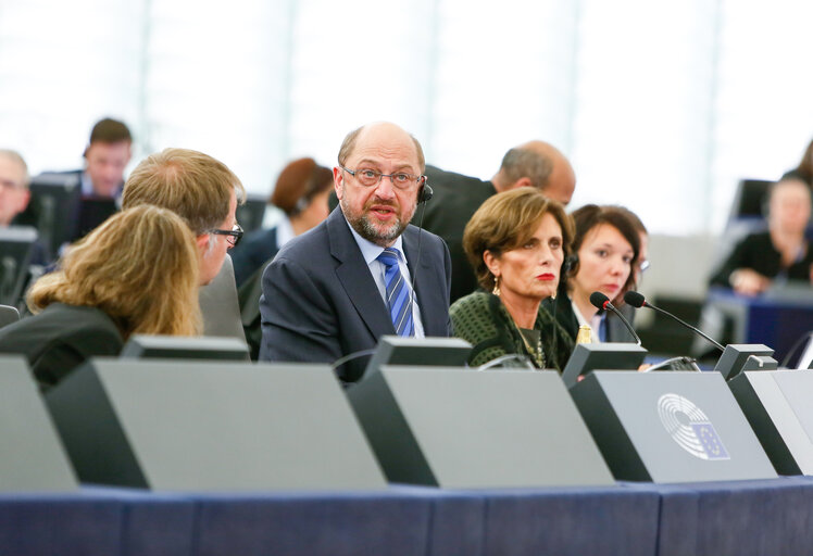 Foto 7: Plenary session week 43 2016 in Strasbourg - Plenary opening