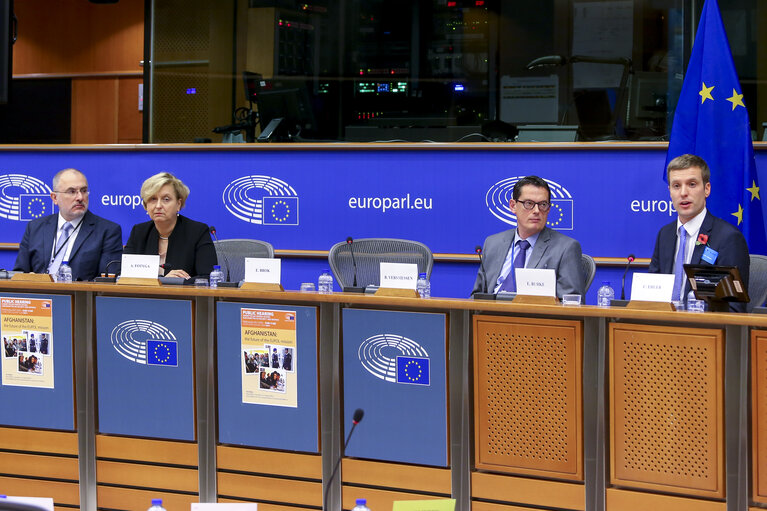 Foto 9: SEDE Public hearing ' Afghanistan: the future of the EUPOL mission '