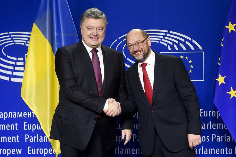 Nuotrauka 2: EP President meets with the President of Ukraine