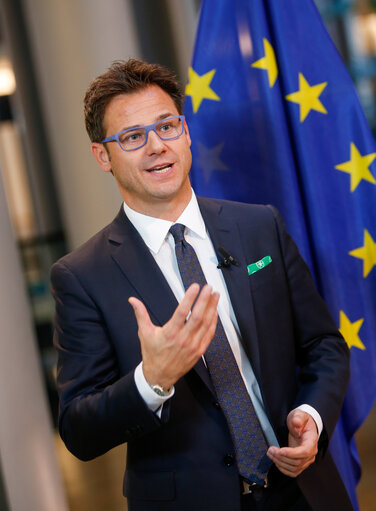 Photo 2: Angelo CIOCCA in the European Parliament in Strasbourg