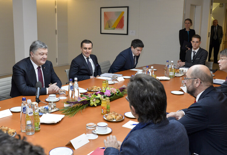 Suriet 2: EP President meets with the President of Ukraine