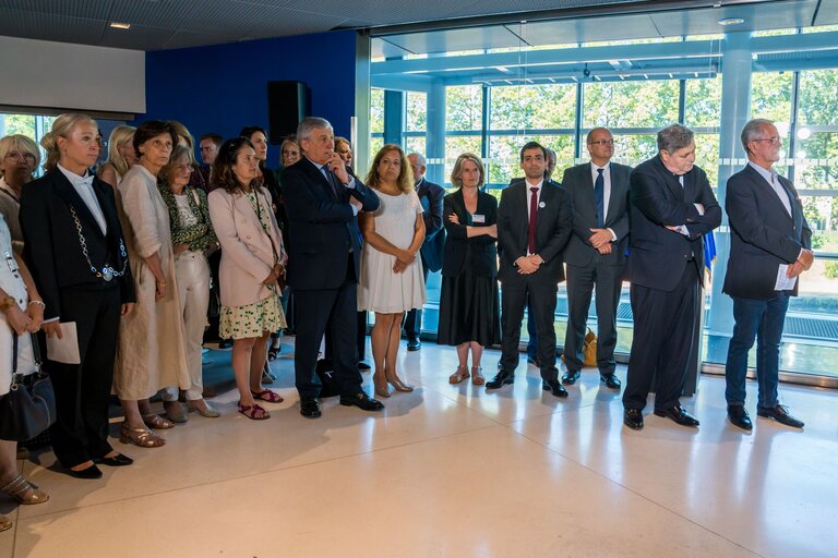 Unveiling of the bust of Simone Veil by Roberta METSOLA, EP President