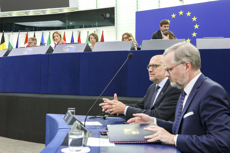 Foto 44: EP Plenary session - Presentation of the programme of activities of the Czech Presidency