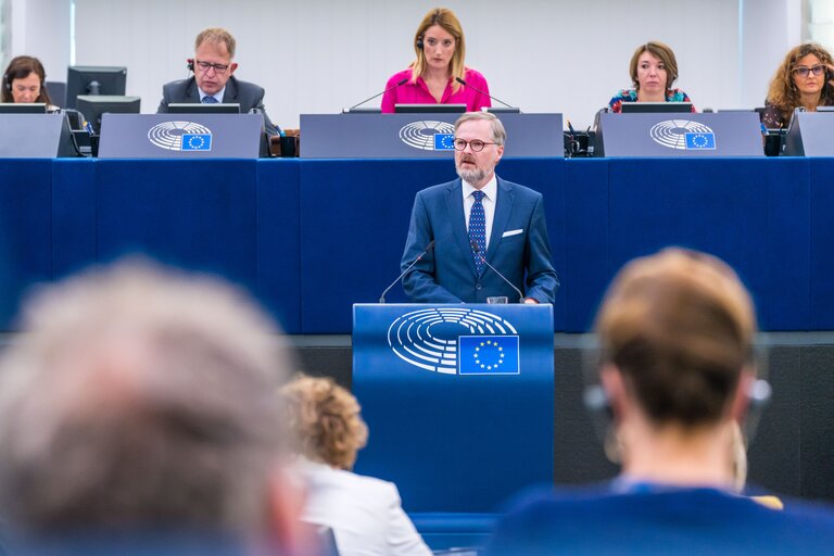 Foto 5: EP Plenary session.- Presentation of the programme of activities of the Czech Presidency