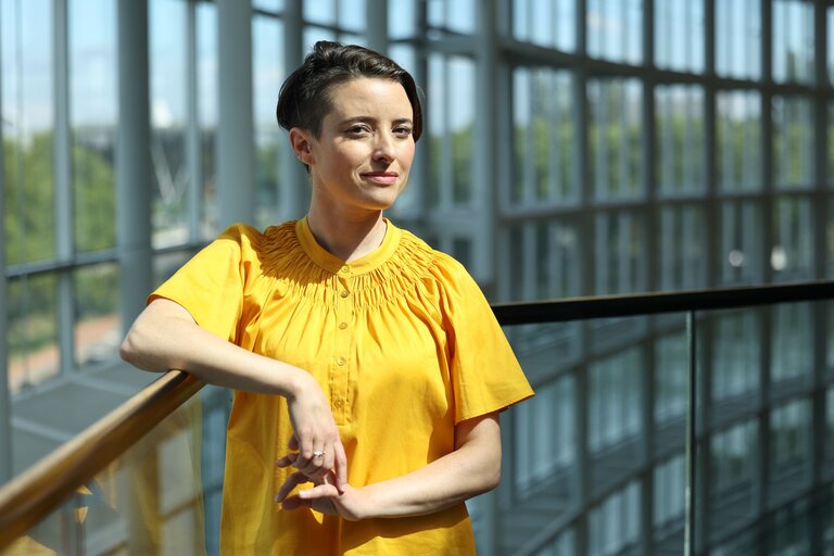 Fotografia 1: Karen Melchior in the EP in Strasbourg