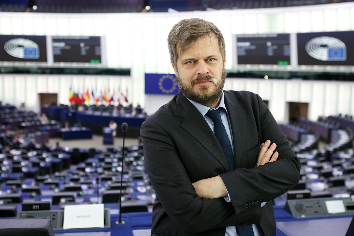 Pierfrancesco MAJORINO in the EP in Strasbourg