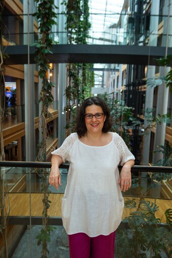 Gwendoline DELBOS-CORFIELD in the EP in Strasbourg