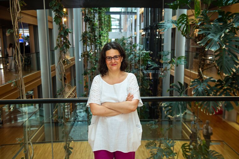 Gwendoline DELBOS-CORFIELD in the EP in Strasbourg