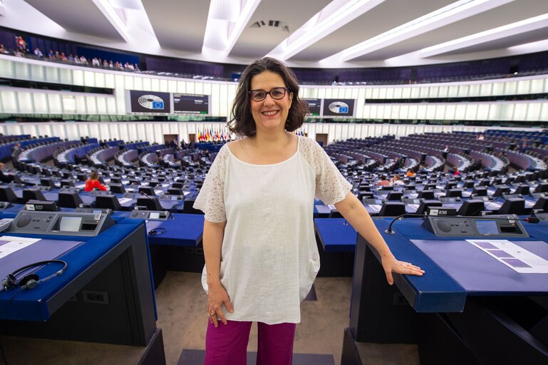 Gwendoline DELBOS-CORFIELD in the EP in Strasbourg