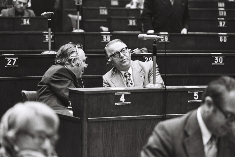 Foto 27: Plenary session Strasbourg october 1976