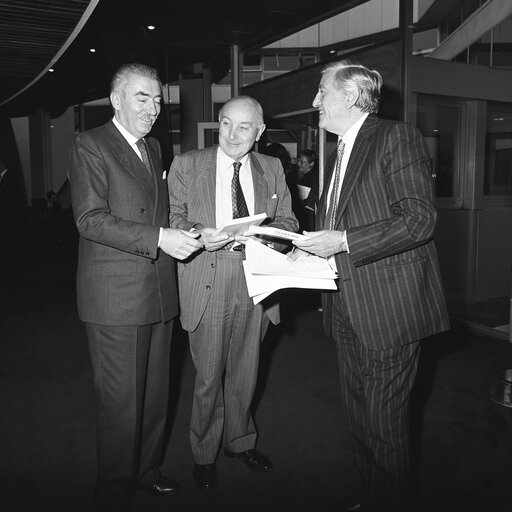 Valokuva 7: Book presentation by MEP Alfeo MIZZAU in December 1988