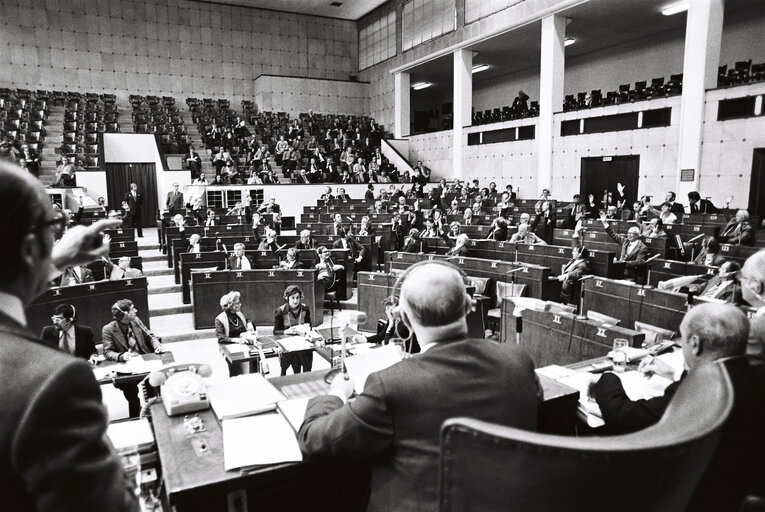 Foto 12: Plenary session Strasbourg october 1976