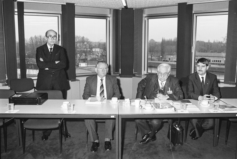 Photo 5: High level visitors at the EP in Strasbourg