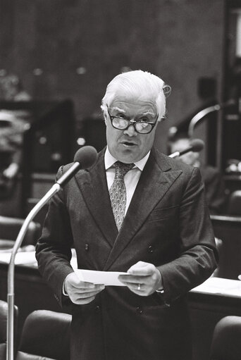 Fotogrāfija 20: The delegue Pietro LEZZI during a session in Luxembourg in October 1977.