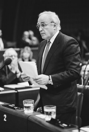 Fotografija 7: Plenary session in Strasbourg - Statement by the Greek Minister for Foreign Affairs