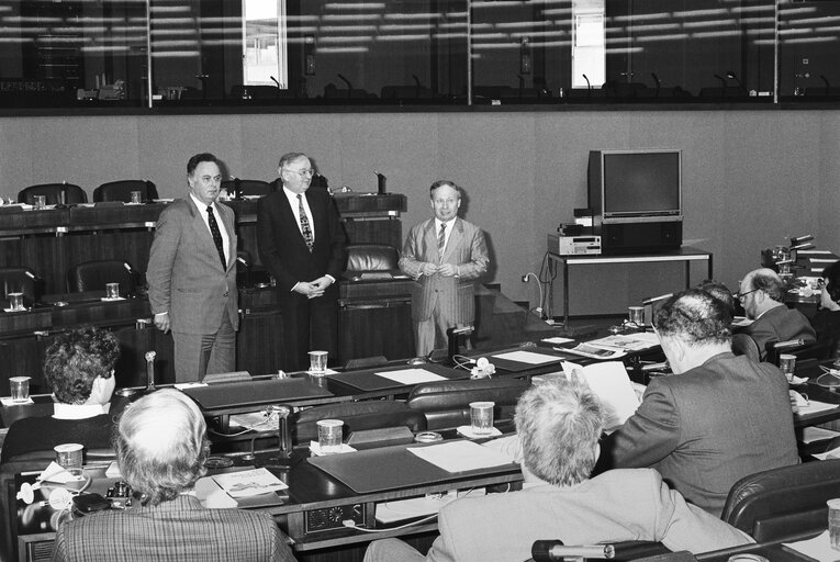 Billede 15: German EPP MEPs with guests in Strasbourg