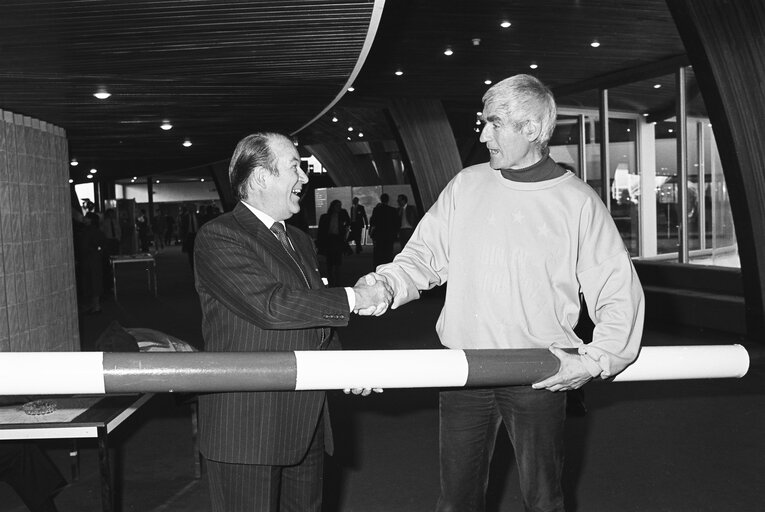 Billede 26: MEP Basil de FERRANTI in the EP in Strasbourg