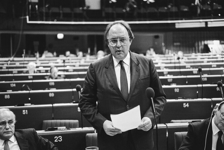 Foto 8: Plenary session in Strasbourg - Statement by the Greek Secretary of State for European Affairs