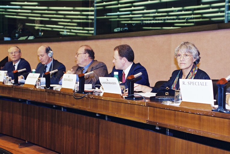 Fotografija 2: Meeting at the European Parliament in Strasbourg