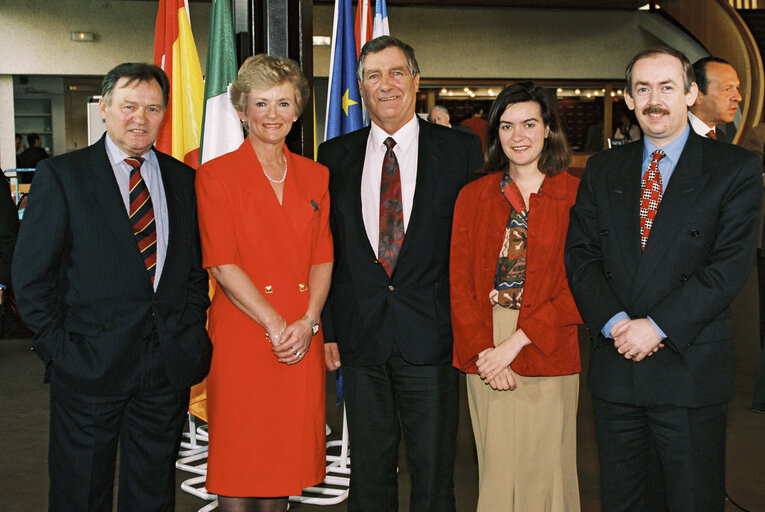 Mep's meet guests at the EP in Strasbourg