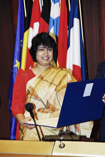 Photo 17 : Plenary Session at the European Parliament in Strasbourg. Sakharov Prize 1994