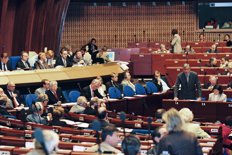 Plenary session in Strasbourg