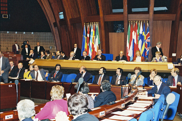 Foto 2: Plenary session in Strasbourg - Statement by the new President of the Commission