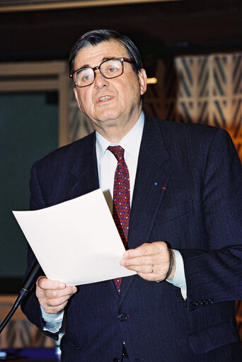 MEP Jacques DONNAY in Plenary Session at the European Parliament in Strasbourg