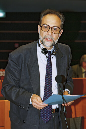 Nuotrauka 2: mep Dominique SOUCHET during the plenary session at the European Parliament in Brussels.