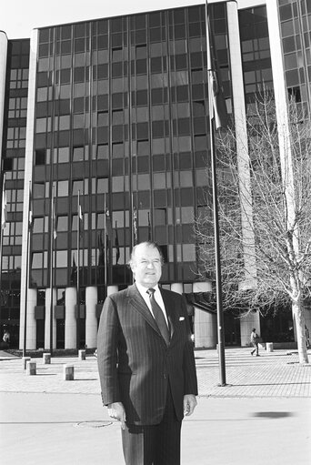 MEP Basil de FERRANTI in the EP in Strasbourg