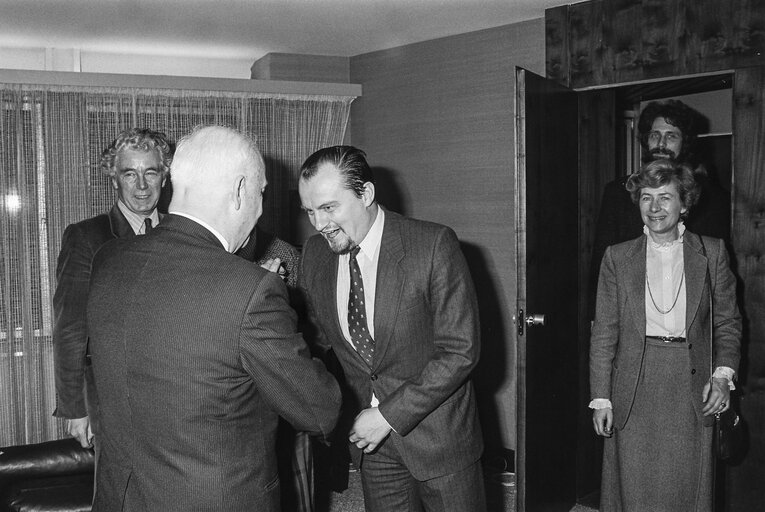 Foto 10: Pierre PFLIMLIN - EP President meets with Mep's at the European Parliament in Strasbourg