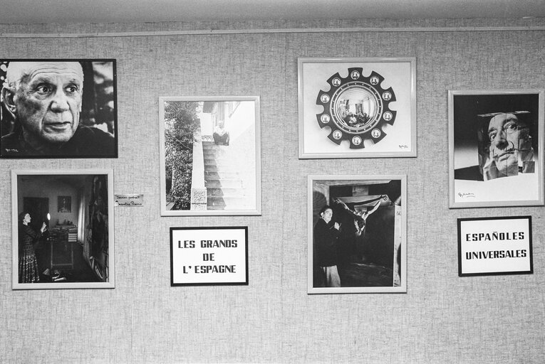 Exhibition 'Les grands de l'Espagne - Espanoles universales' at the European Parliament