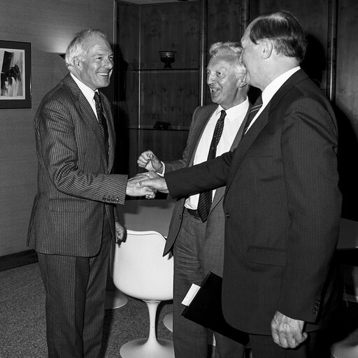 Fotografia 3: Lord Henry PLUMB - EP President meets with FERGUSSON and guests