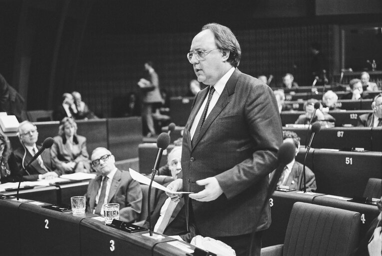 Billede 11: Plenary session in Strasbourg - Statement by the Greek Secretary of State for European Affairs