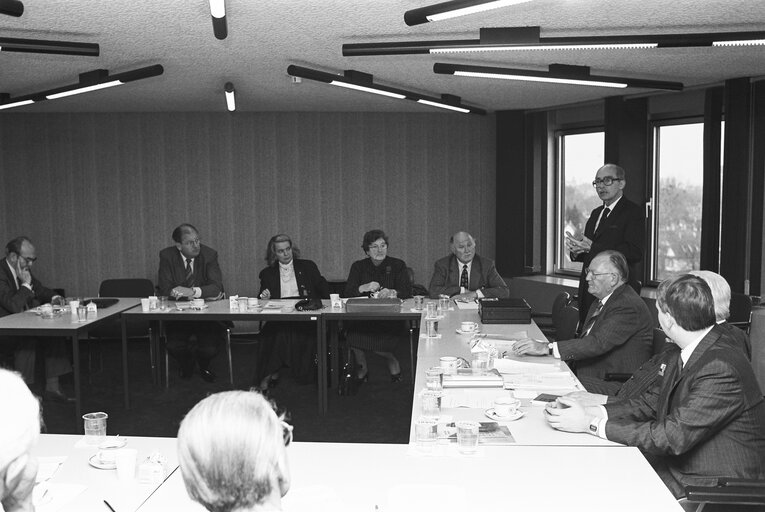 Photo 7: High level visitors at the EP in Strasbourg