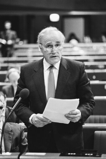 Fotografija 4: Plenary session in Strasbourg - Statement by the Greek Minister for Foreign Affairs