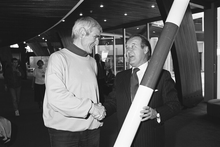 Zdjęcie 20: MEP Basil de FERRANTI in the EP in Strasbourg