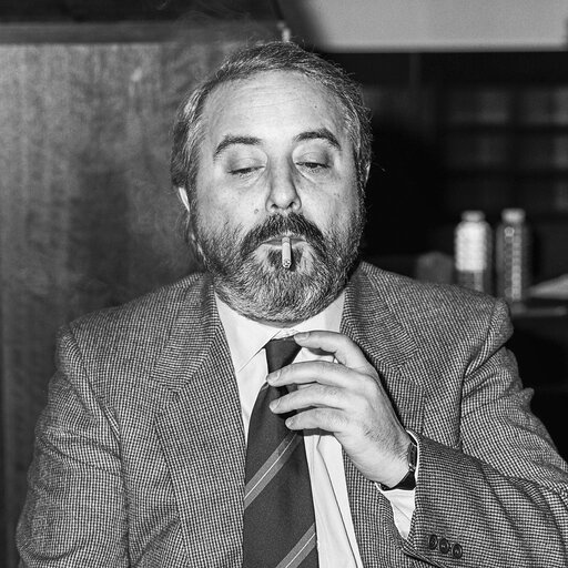 Hearing of the Judge Giovanni FALCONE at the European Parliament in Brussels