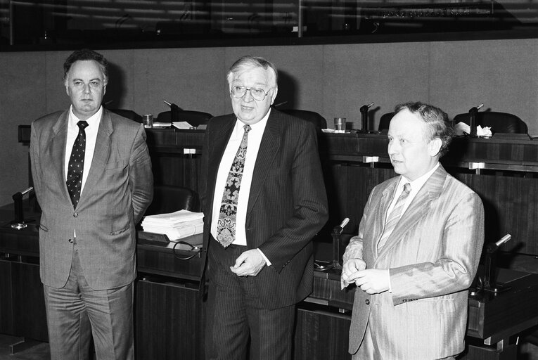 Zdjęcie 14: German EPP MEPs with guests in Strasbourg