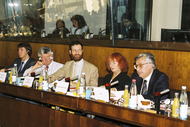 Nuotrauka 2: ECON Committee Meeting with Antonio FAZIO, Governor of Bank of Italy