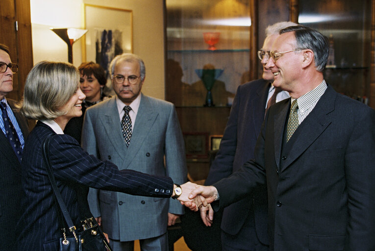 Fotagrafa 2: EP President meets with French socialist leader Lionel JOSPIN in February 1996