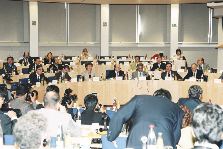 Visit of Fernando Henrique CARDOSO, President of Brazil at the European Parliament in Brussels