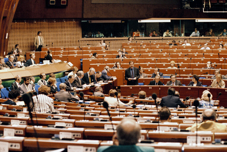 Plenary session in Strasbourg.Spanish Presidency of the EU