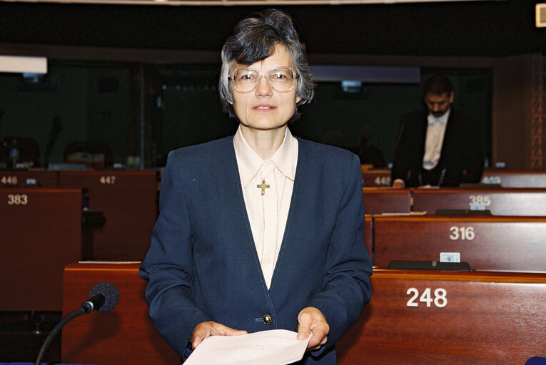 Nuotrauka 4: Portrait of MEP Veronica Mary HARDSTAFF in Strasbourg