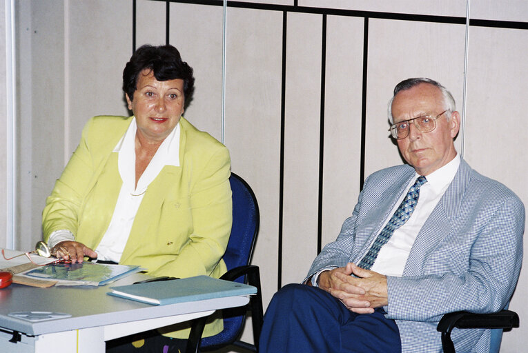 Suriet 2: Austrian MEPs with visitors in Strasbourg